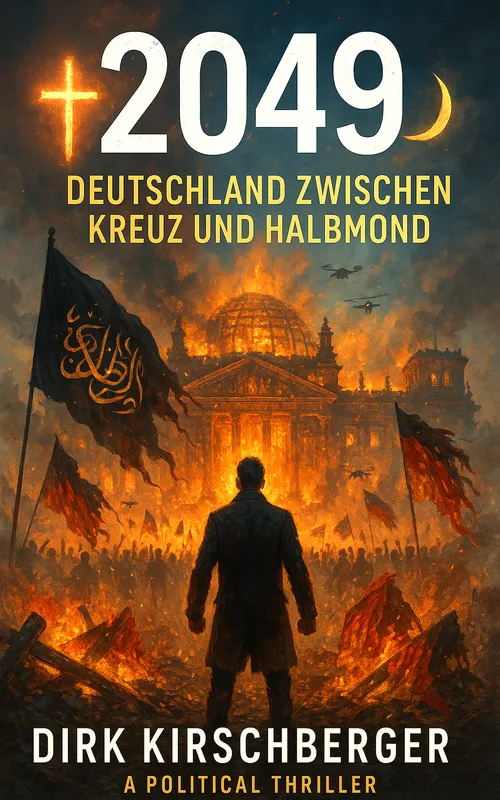 Cover: 2049 – Deutschland zwischen Kreuz und HalbmonD von Dirk Kirschberger